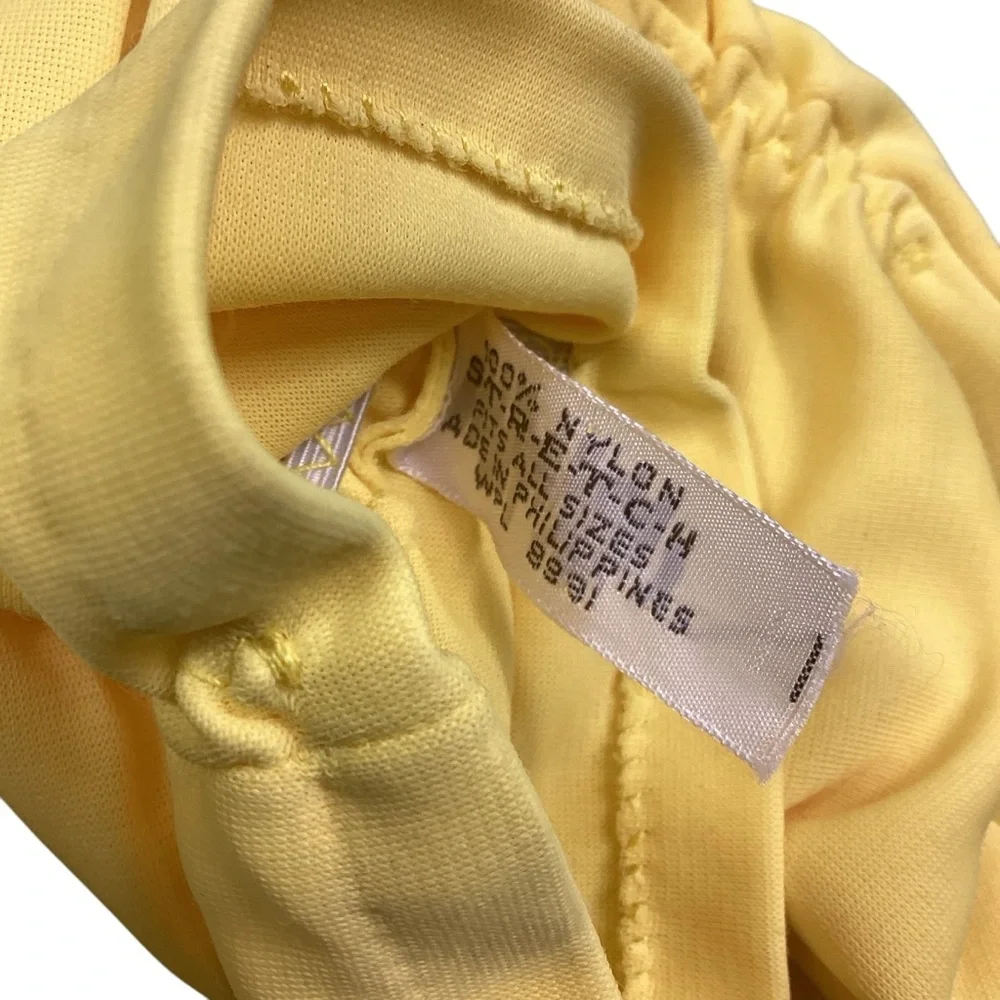Vintage 50s Hand Treat sunny yellow stretch gloves
